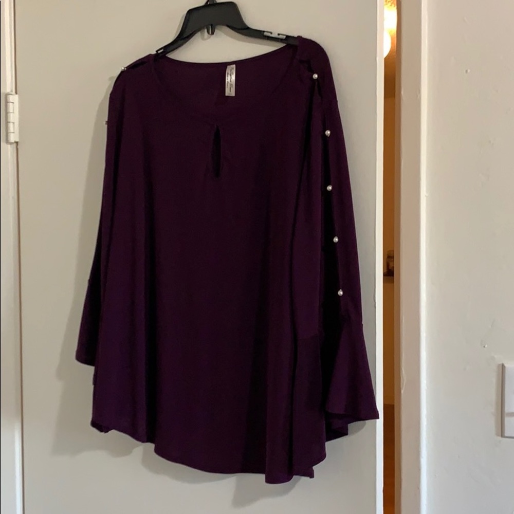 Purple women’s blouse 2x